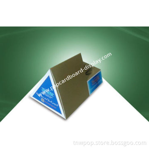 POP counter display, strong/stable/eco-friendly/eye-catching/product sits upright/customized